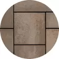 Techo-Bloc Blu Grande Smooth Patio Slab, 19-1/2" x 32-1/2", Chestnut Brown | 002212