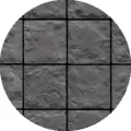 Techo-Bloc Valet Paver, 6-1/2" x 6-1/2", Onyx Black | 004849