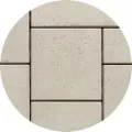 Techo-Bloc Blu 60mm Smooth Patio Slab, 19-1/2" x 32-1/2", Beige Cream| 007841