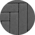 9-7/16" X 2-3/8" X 3-1/8" Onyx Black Westmount Paver |  009410