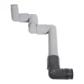 1-1/2" x 1-1/4" Reducing Acme x Acme 1-1/2" x 12" Light Gray Swing Joint | RBGSJ12125R3ST