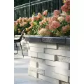 Techo-Bloc Wall Cap, 2-15/16" x 14" x 20" Onyx Black Reversible Graphix | 001848