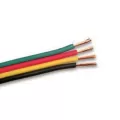 10/3 500' Stranded PVC Flat Multi-Color with Ground Pump Cable | PWFPCF103G1