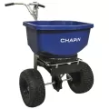T-Handle with Rubber Grip 38" x 24" Stainless Steel Blue Salt and Ice Melt Spreader | CHP821084