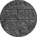 3" Onyx Black Mini-Creta Double Sided Wall | TBI000241