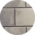 Techo-Bloc Corner, 8" x 18" x 9" Corner Shell Gray G-Force | 003444