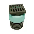 ADS Nyloplast Drain, Inline PVC with Grate 12" x8" | DFD2712AG8N