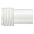 3/4" x 1/2" MHT x Spigot White PVC Irrigation Hose Adapter