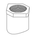 Service Saddle 2 in. x 3/4 in. IPS x FIPT Fusible Landscape Round Base | AFLS207020