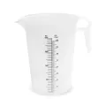 64 oz Polypropylene Natural Accurate Chemical Measuring Pitcher | AXIPM64