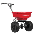 80 lb Hopper 24-1/2" L x 19.2" W x 15.9" H Professional Turf Spreader | CHP8401C