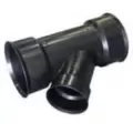 ADS Soiltight Wye, Bell-End HDPE 45 Degrees Degrees Dual Wall Injection Molded N-12, Black 6" x 6" x 4" | DFD680ST
