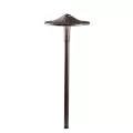9 W 2700K LED Textured Architectural Bronze Path Light | KIC16125AZT27