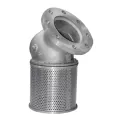 4" Companion Flanged Aluminum 45 Degrees Foot Valve | SURSFV4CF