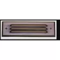 Alliance Lighting Faceplate, Aged Brass For SL300-LED Step Light 9.5" x 2.875" | AOLSL300FP