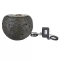 32" x 24" Fiber-Resin Composite Medium Fire and Water For Ultra 2000 Fountains Stacked Slate Sphere | AQS58093