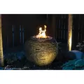 32" x 24" Fiber-Resin Composite Medium Fire and Water For Ultra 2000 Fountains Stacked Slate Sphere | AQS58093