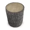 Poly Resin Faux Oak For Outdoor Electrical Outlets Stump Cover | AQS78259