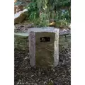Glass Fiber Reinforced Concrete Faux Stone For 20 lb Propane Tanks Propane Tank Cover | AQS78336