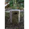 Glass Fiber Reinforced Concrete Faux Stone For 20 lb Propane Tanks Propane Tank Cover | AQS78336