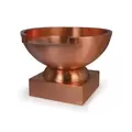 16" x 16" x 8" Copper For Copper Bowls Fountain Pedestal | AWGCB16P