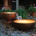 16" x 16" x 8" Copper For Copper Bowls Fountain Pedestal | AWGCB16P