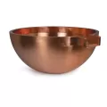 750 gph 30" x 33" x 14-1/2" Copper For Fountains Basin/Eco-Rise Systems Fountain Bowl | AWGCB30R4
