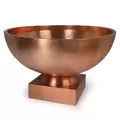 2400 gph 36" x 14-1/2" Copper For Fountains Basin/Eco-Rise Systems Fountain Bowl | AWGCB36R0
