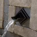 600 gph 7" x 4-3/4" x 7" Bronze For Formal Spillways and Flexible Hardscape Basins Wall Spout | AWGWSVS