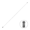 3/4" x 7.5' Fiberglass White Tournament For Grommet-Style Flags or Tube-Style Flags Flag Pole | BAY300TW75B