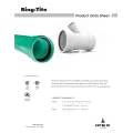 3" x 10' Green PVC Sewer Pipe