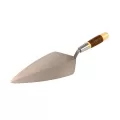 11" Carbon Steel Blade Leather Handle Brick Trowel |  72-255-B9