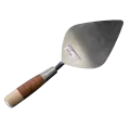 13" Carbon Steel Blade Leather Handle Brick Trowel |  72-295-B9