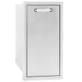 13" 304 Stainless Steel Narrow Roll Out Trash Storage Drawer |  BLZ-TRNW-DRW