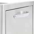 13" 304 Stainless Steel Narrow Roll Out Trash Storage Drawer |  BLZ-TRNW-DRW