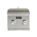 13-1/8" x 23-1/4" x 13" 30000 Btu 304 Stainless Steel Natural Gas Double Sided Burner | COYC1DBNG