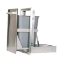 14-3/8" x 18-7/8" x 26-1/4" 304 Stainless Steel Pull Out Single Trash and Recycle Drawer | COYCSTC