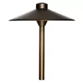 16" Weathered Brass For Zen Clear 490020/Zen Frosted 490021/Tortuga 490028 Path Lights Socketed and Wired Path Light Stem | DAU490023