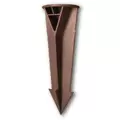 16" Weathered Brass For Zen Clear 490020/Zen Frosted 490021/Tortuga 490028 Path Lights Socketed and Wired Path Light Stem | DAU490023