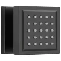 1/2" NPT 2-11/16" x 2-5/32" Brass Matte Black Body Spray | DLT50150BL