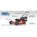 3/4 to 4" x 21" Cutting 58 V Black/Orange Plastic Cordless Push Drive Lawn Mower | ECHCLM58V4AH