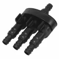 1/2" x 3/4" Stepped Barb 3-Way For Single Pumps Statuary Splitter | EPPTWS3