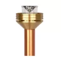 3/4" x 12" Natural Copper For JS/DM/CV/CA Series 2700K Zoning/Dimming Integrated 3 LED Path Lights Grande Riser Assembly | FXLGZD3LED12RACU