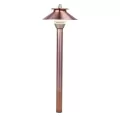 4" Antique Tumbled For Petite Riser Assembly in PF LED Path Light Top Assembly | FXLPFLEDTAAT