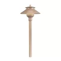 6" Silver For Aluminum Riser Assembly in PL LED Path Light Top Assembly | FXLPLLEDTASV