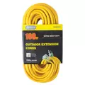 100' 12 ga Yellow Lighted End SJTW Extension Cord | KNGOC100123LT