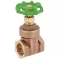 2" IPS 200 psi WOG 125 psi SWP Lead-Free Brass 514LF Series Gate Valve | MAT514T08XLF