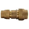 1" CTS Compression x PEP Compression Lead-Free Brass Straight Coupling | MCD74758G3G010