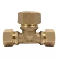 1-1/4" Type T CTS Compression Lead-Free Brass Tee | MCD74760T114
