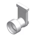 4" Plastic No Hub For T1400 Trench Drain End Outlet Cap | MIFT1400PE04